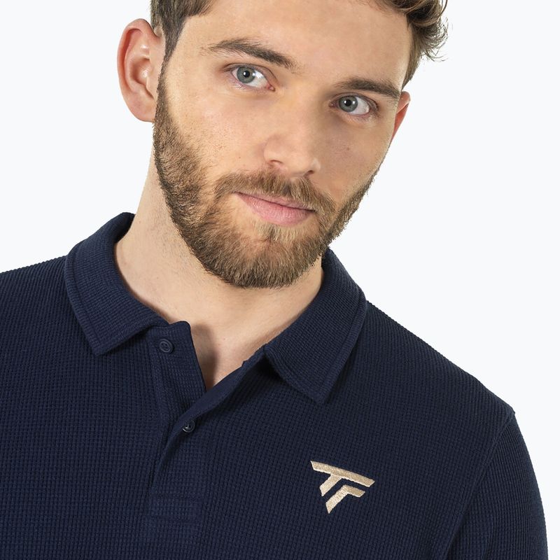 Vyriški polo marškinėliai Tecnifibre Waffle navy 4