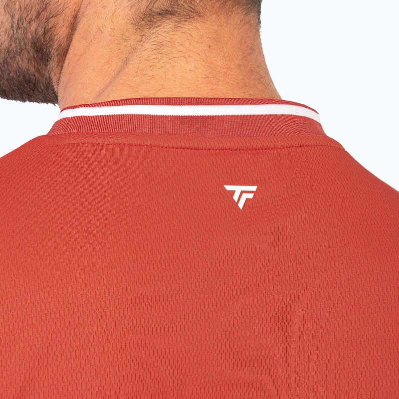Vyriški teniso marškinėliai Tecnifibre Team Tech terracotta 3