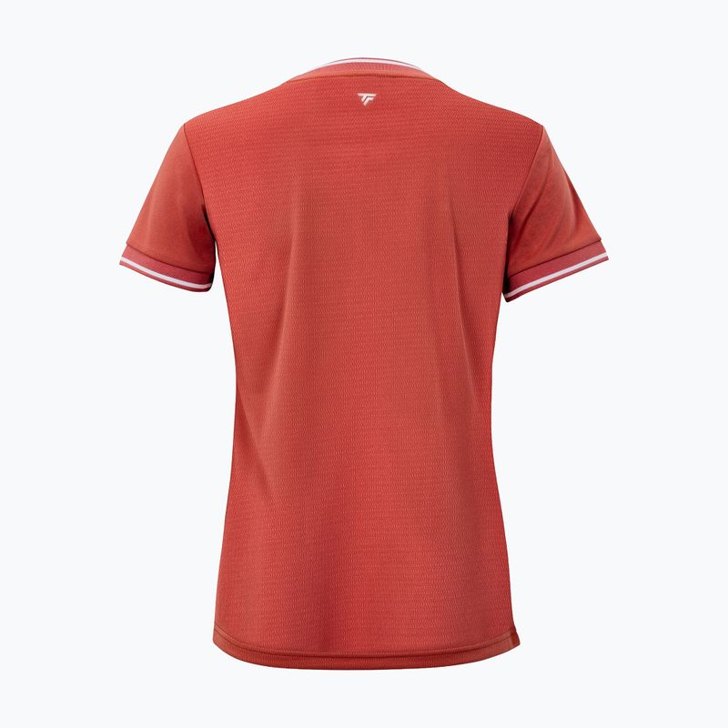 Moteriški teniso marškinėliai Tecnifibre Team Tech terracotta 5
