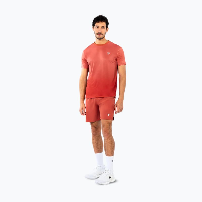 Vyriški teniso marškinėliai Tecnifibre Team X-Loop terracotta 2