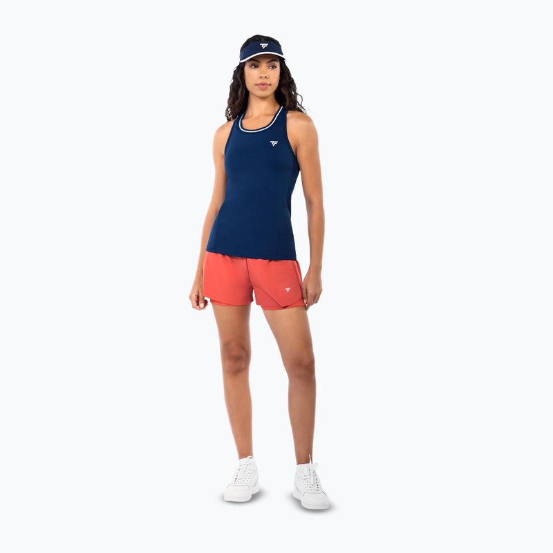 Moteriški teniso marškinėliai Tecnifibre Team Tech Tank Top W navy 2