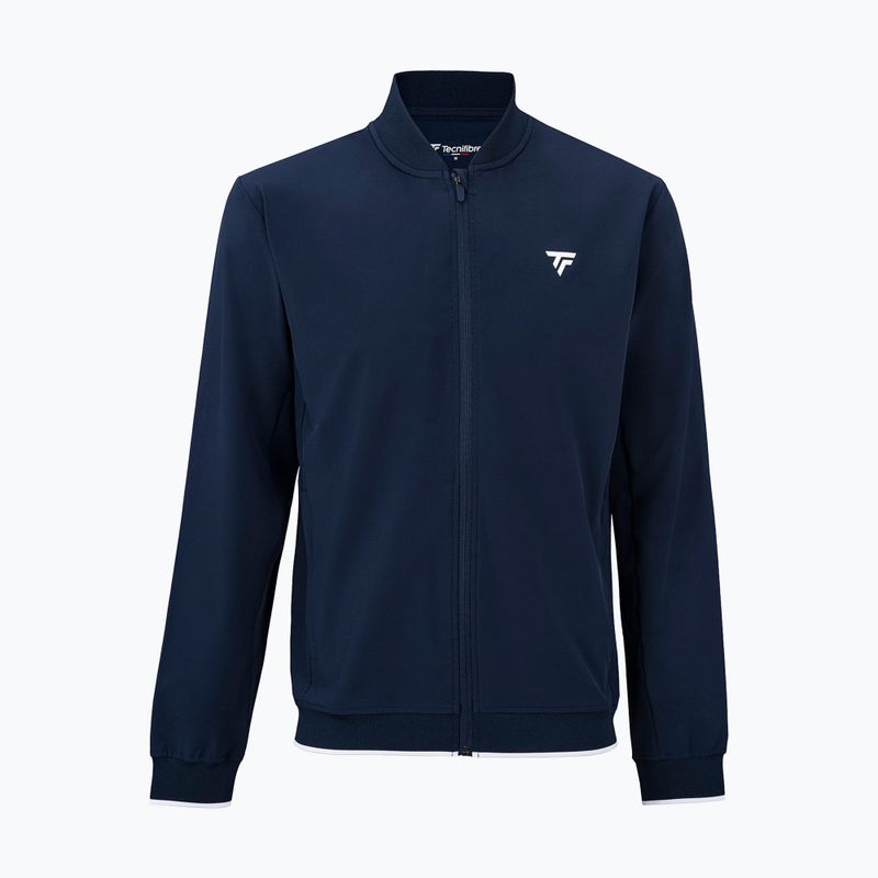 Vyriškas teniso džemperis Tecnifibre Team Light Jacket navy blue 4