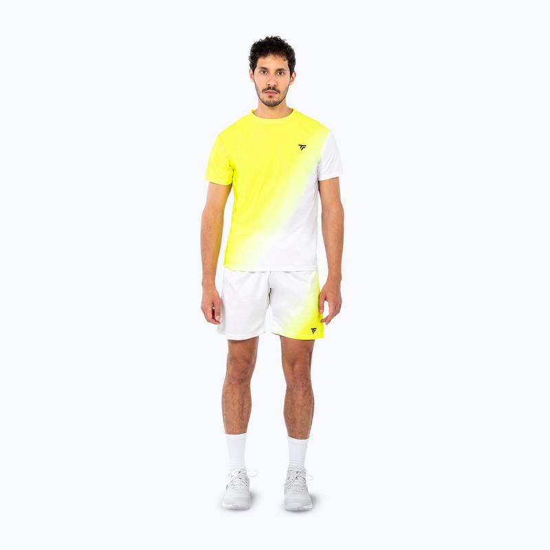 Vyriški teniso marškinėliai Tecnifibre X-Loop Tee white/yellow 2