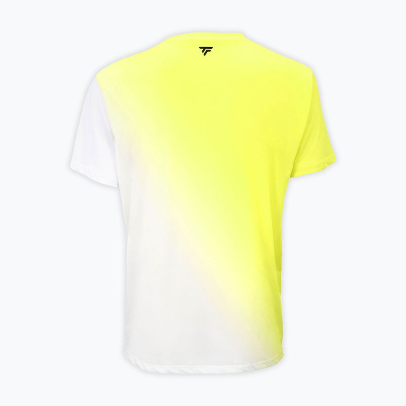 Vyriški teniso marškinėliai Tecnifibre X-Loop Tee white/yellow 5