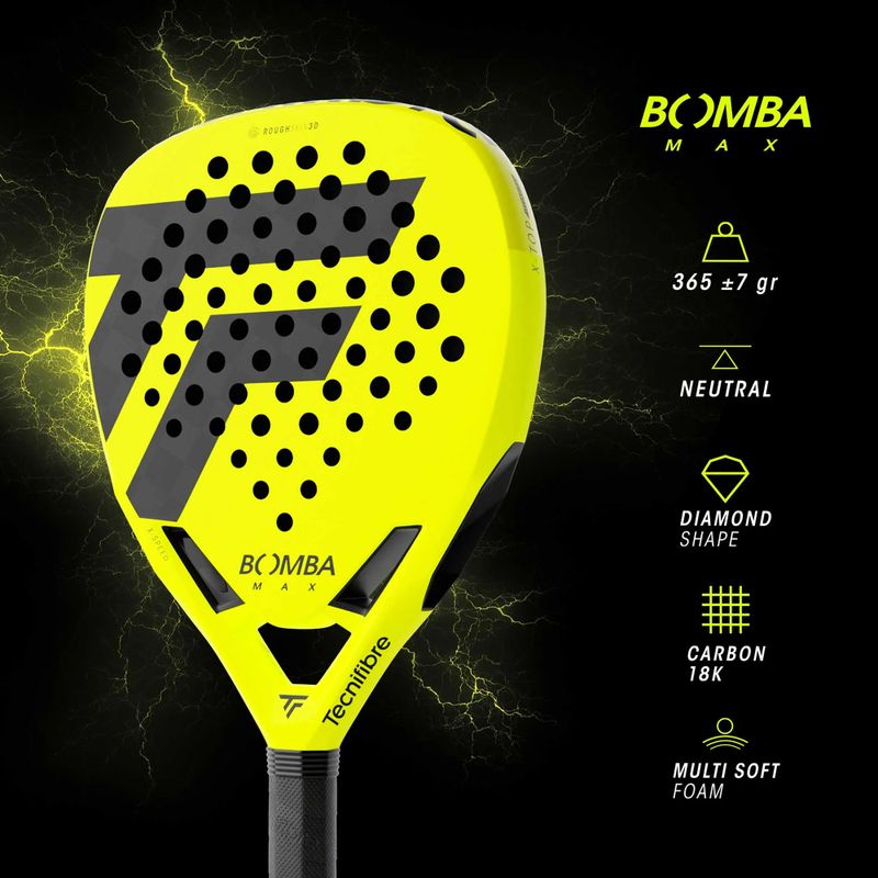 Padelio raketė Tecnifibre Max Bomb 8