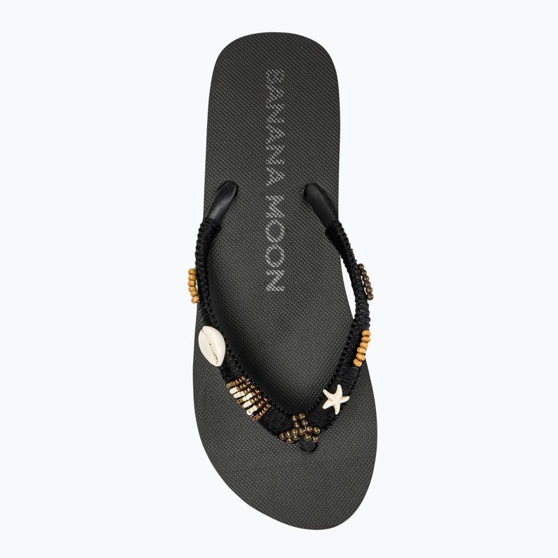 Moteriškos šlepetės per pirštą Banana Moon Luceros Tahuata noir 5