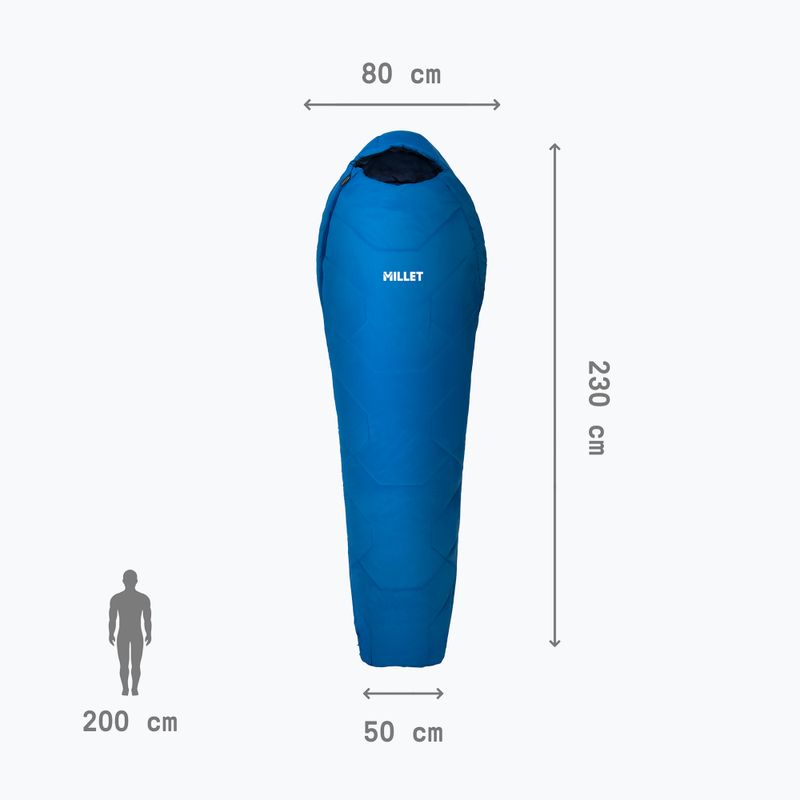 Miegmaišis Millet Baikal 750 Long prawy sky diver 4