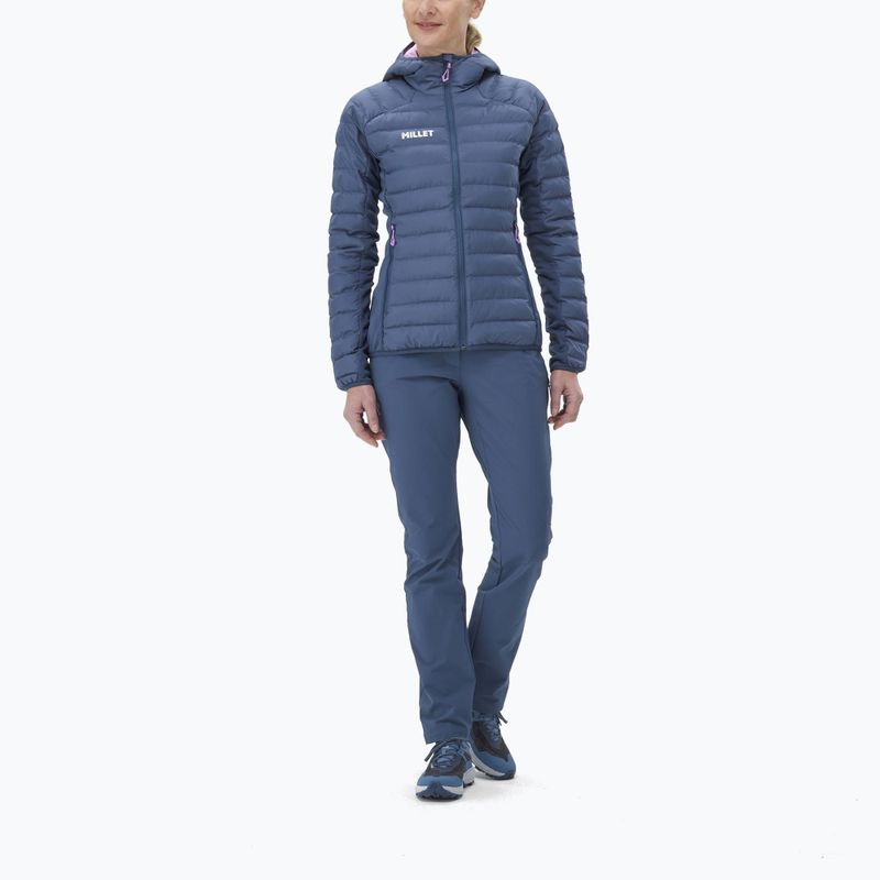 Moteriška pašiltinta striukė Millet Fitz Roy Warm Hoodie dark denim 2