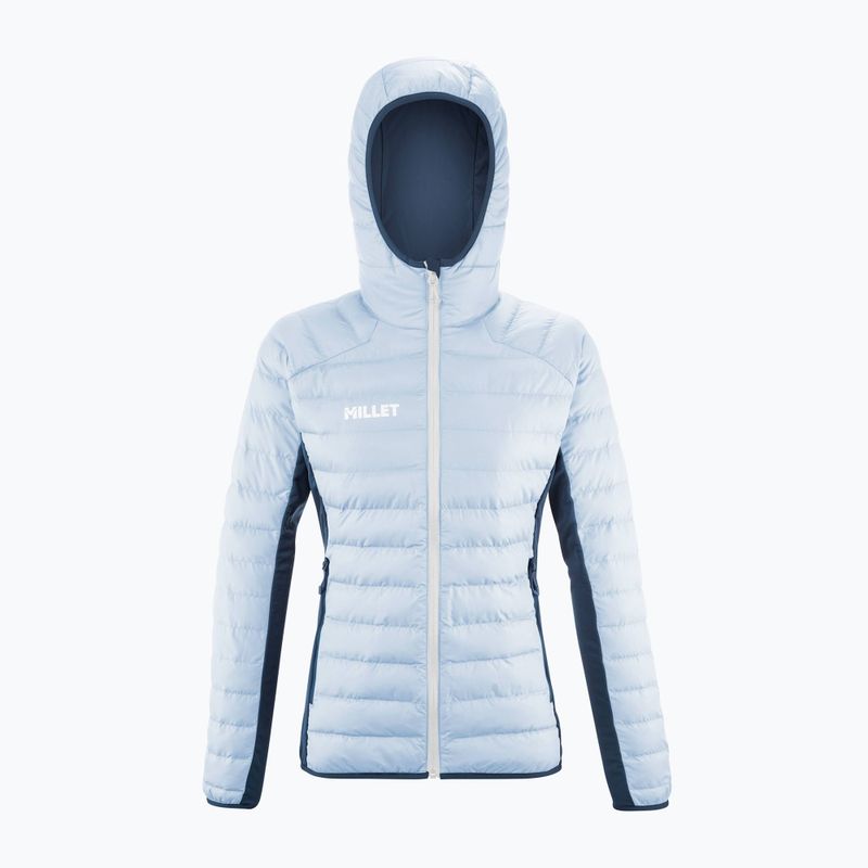 Moteriška pašiltinta striukė Millet Fitz Roy Warm Hoodie iceberg/ dark denim