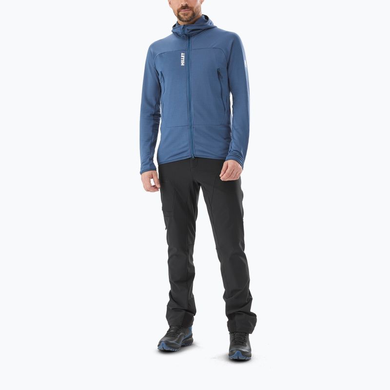 Vyriškas džemperis Millet Fusion Grid Hoodie dark denim 2