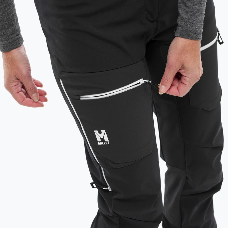 Moteriškos kalnų slidinėjimo kelnės Millet M White Shield black 5