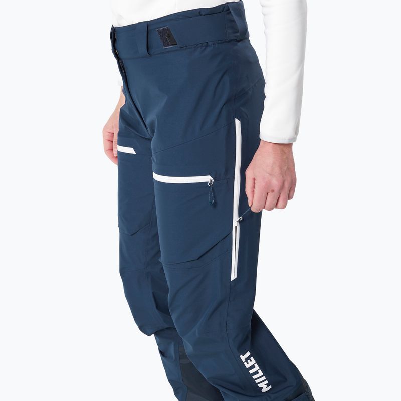 Moteriškos kalnų slidinėjimo kelnės Millet M White 3L navy blue 4