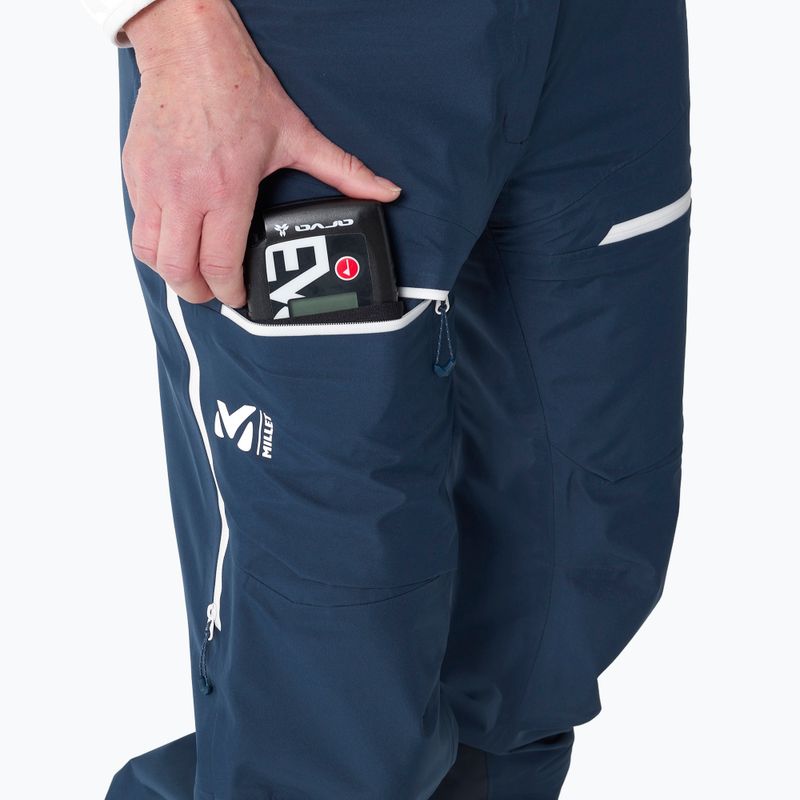 Moteriškos kalnų slidinėjimo kelnės Millet M White 3L navy blue 7