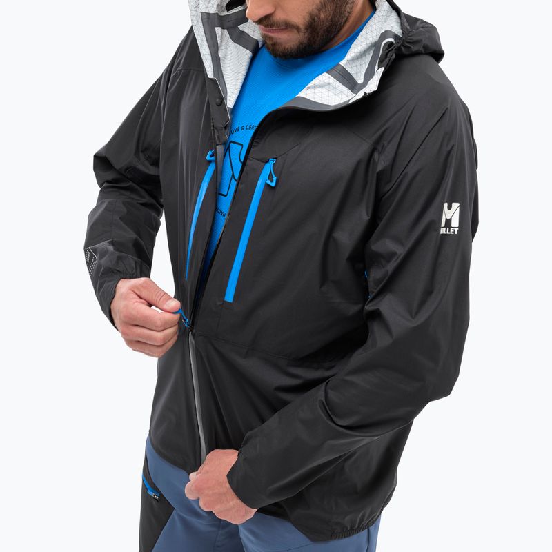 Vyriškas lietpaltis Millet Wanaka Light 2.5L black 3