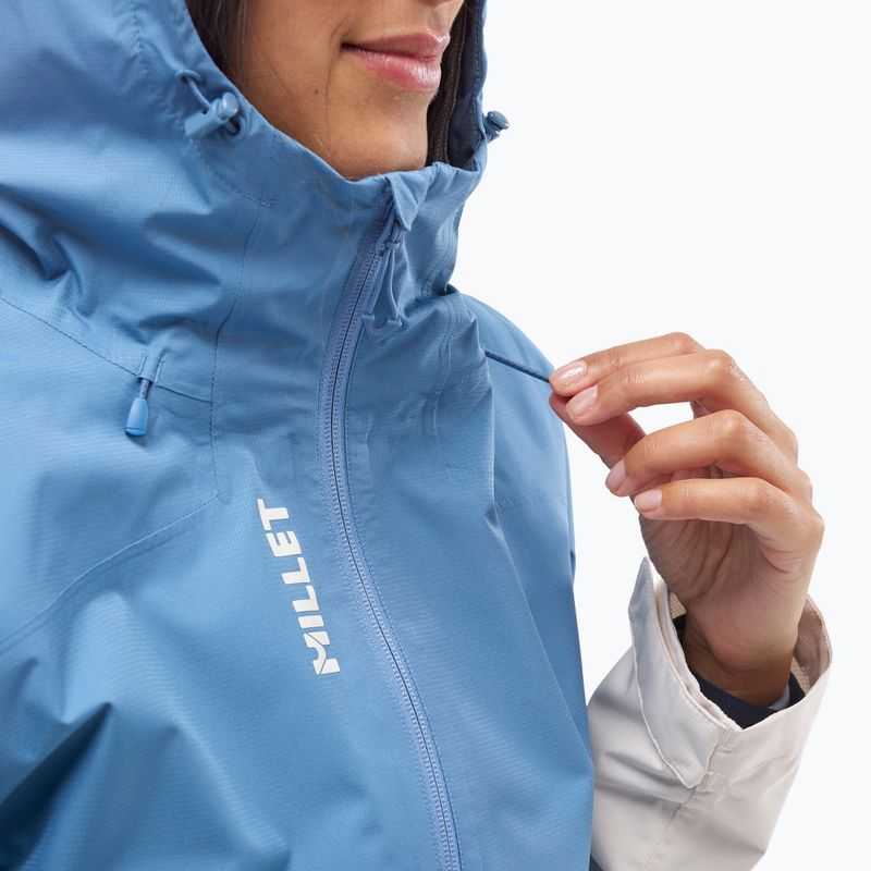 Moteriška striukė nuo lietaus  Millet Fitz Roy vanilla cream/coronet 8