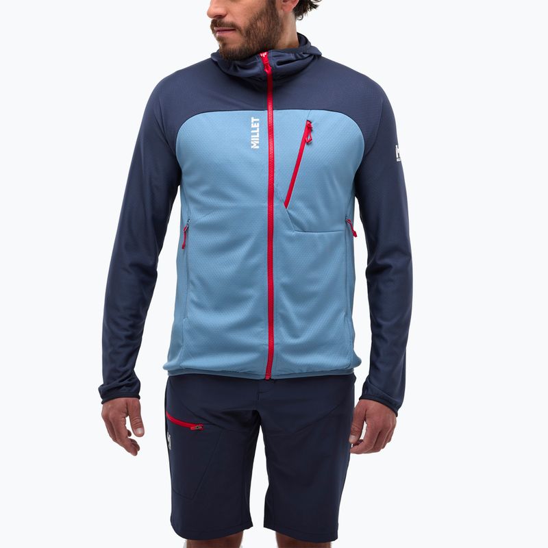 Vyriški trekingo džemperiai Millet Lokka Hoodie III coronet blue/saphir