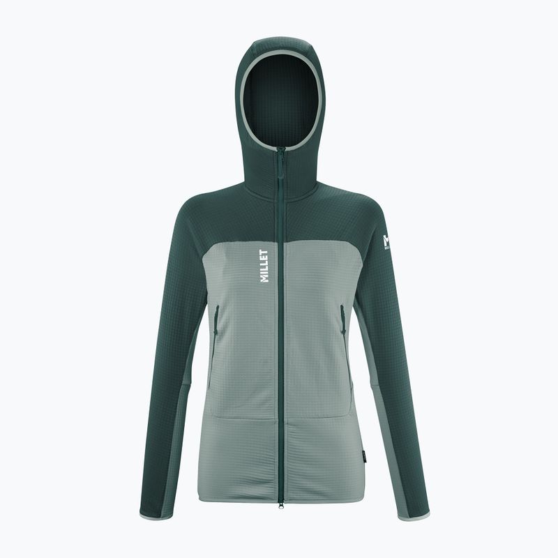 Moteriškas džemperis Millet Fusion Grid Hoodie seaweed/bottle