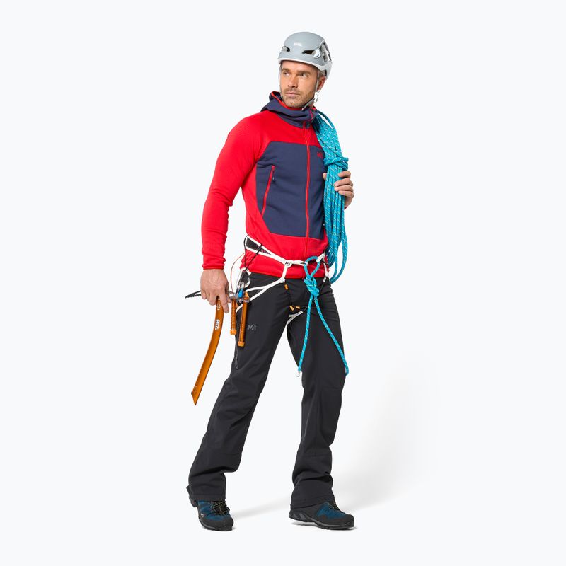 Vyriškas džemperis Millet Fusion Grid Hoodie red 2