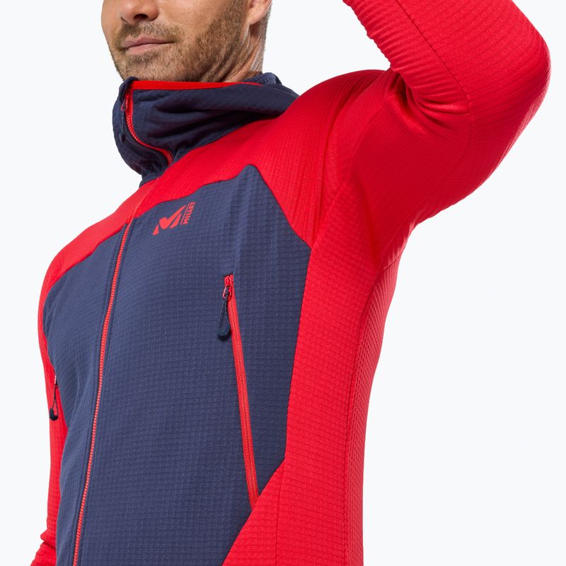 Vyriškas džemperis Millet Fusion Grid Hoodie red 4