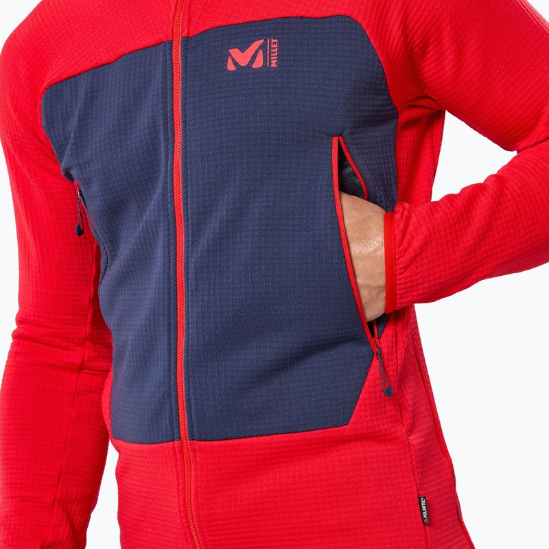 Vyriškas džemperis Millet Fusion Grid Hoodie red 5
