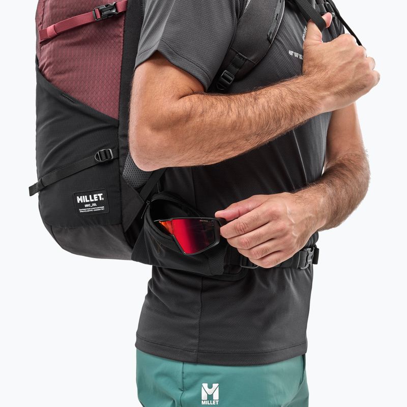 Žygio kuprinė Millet Ubic 25 l black/dark red 6