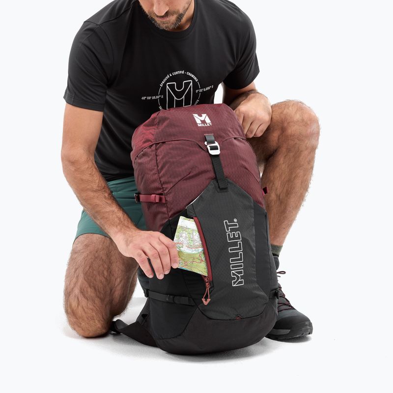 Žygio kuprinė Millet Ubic 25 l black/dark red 7