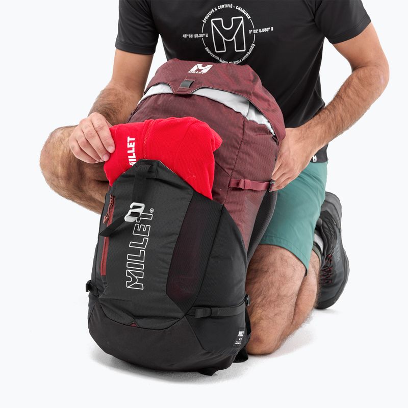 Žygio kuprinė Millet Ubic 25 l black/dark red 8