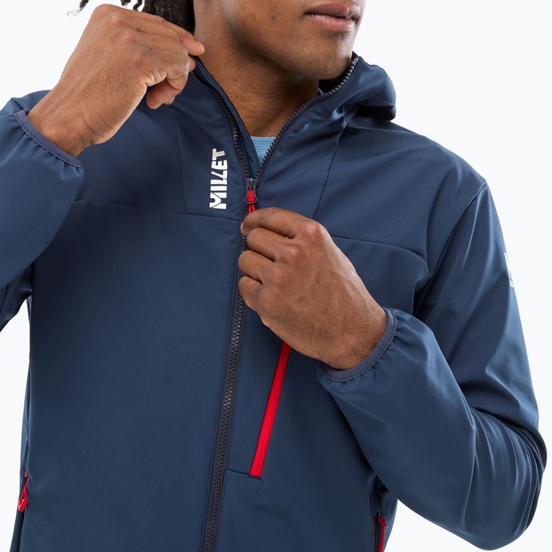 Vyriška softshell striukė Millet Seneca Shield Hoodie saphir 5