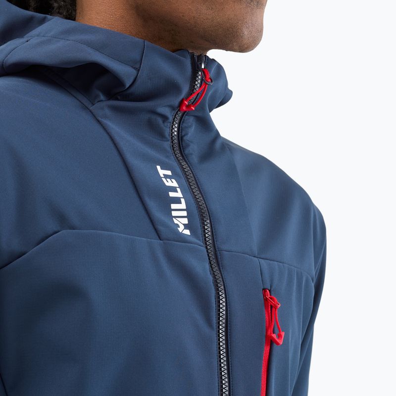 Vyriška softshell striukė Millet Seneca Shield Hoodie saphir 7