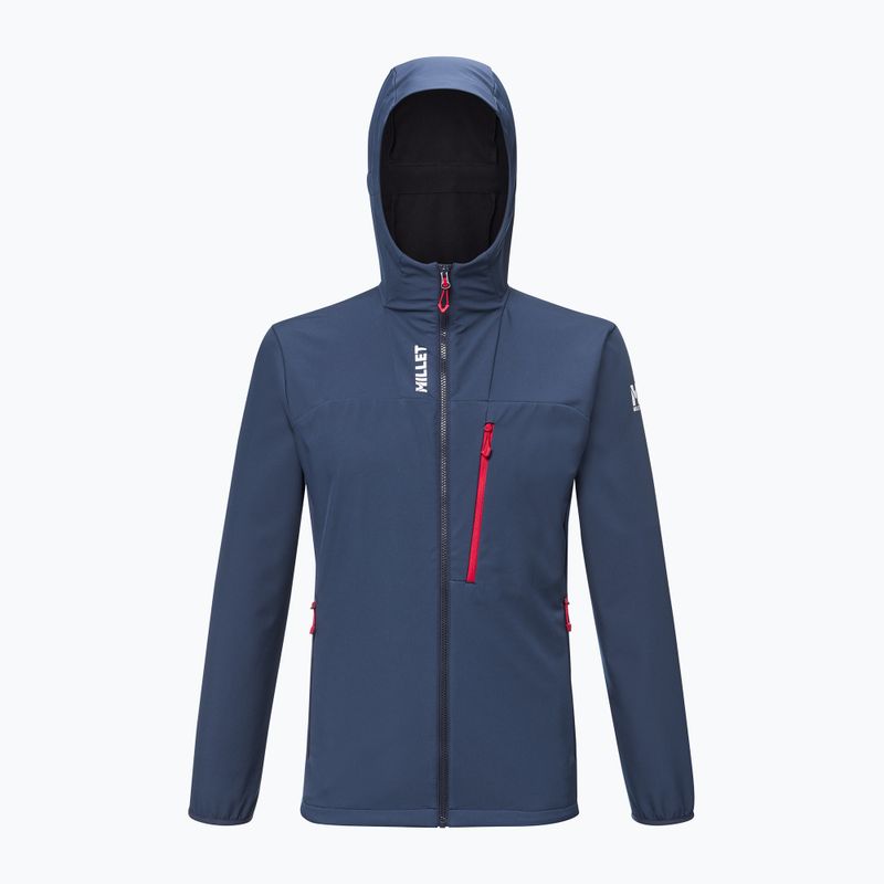 Vyriška softshell striukė Millet Seneca Shield Hoodie saphir 11