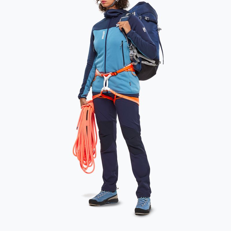 Moteriškas džemperis Millet Fusion Grid Hoodie coronet blue/saphir 2