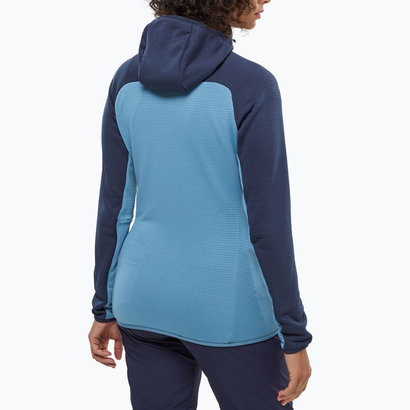 Moteriškas džemperis Millet Fusion Grid Hoodie coronet blue/saphir 3