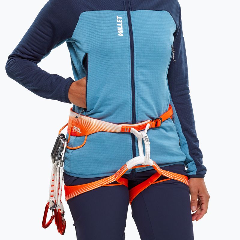Moteriškas džemperis Millet Fusion Grid Hoodie coronet blue/saphir 4