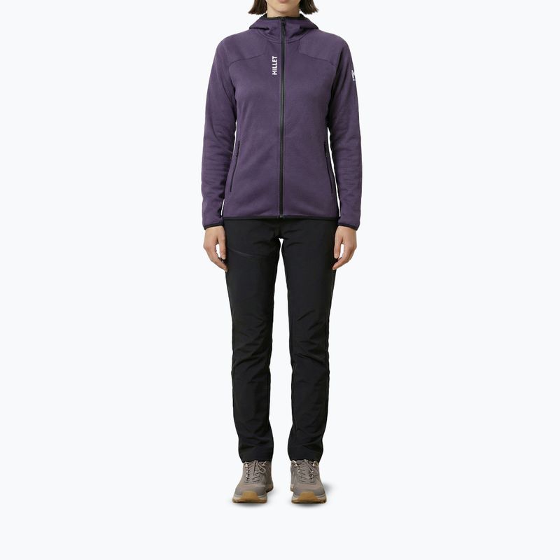 Moteriškas žygio džemperis Millet Lokka Hoodie III purple velvet 2