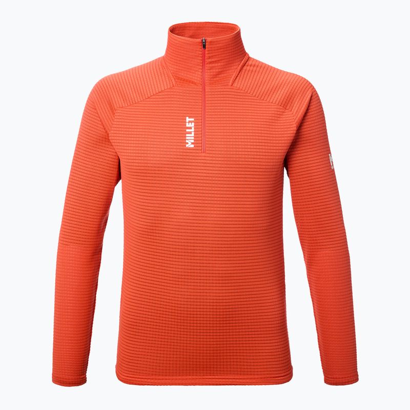 Vyriškas flisinis džemperis Millet Parmelan Light Fleece paprika 5
