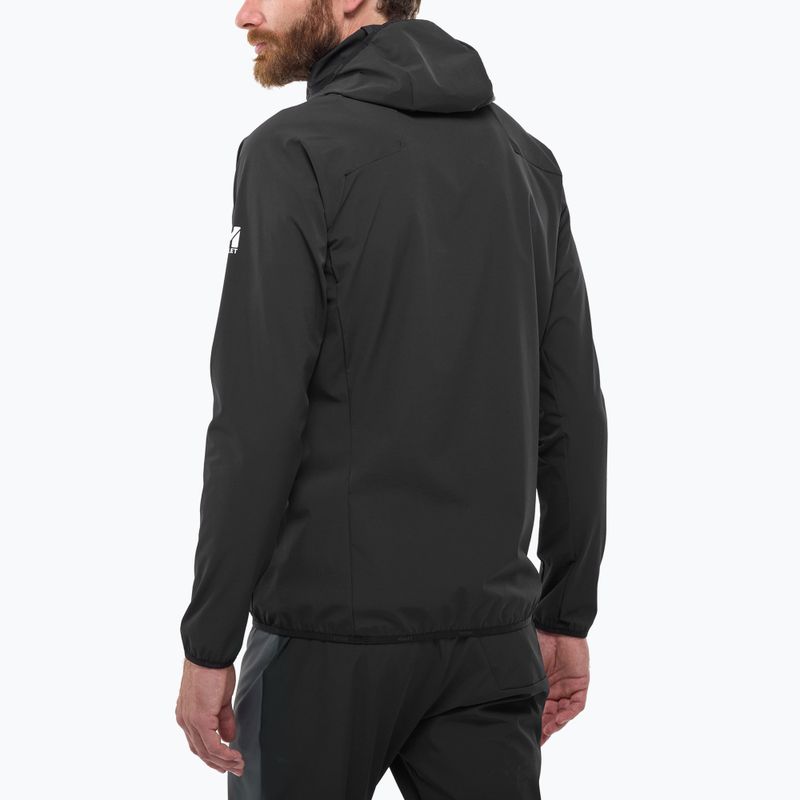 Vyriška softshell striukė Millet Kamet Xcs Light Hoodie black 3