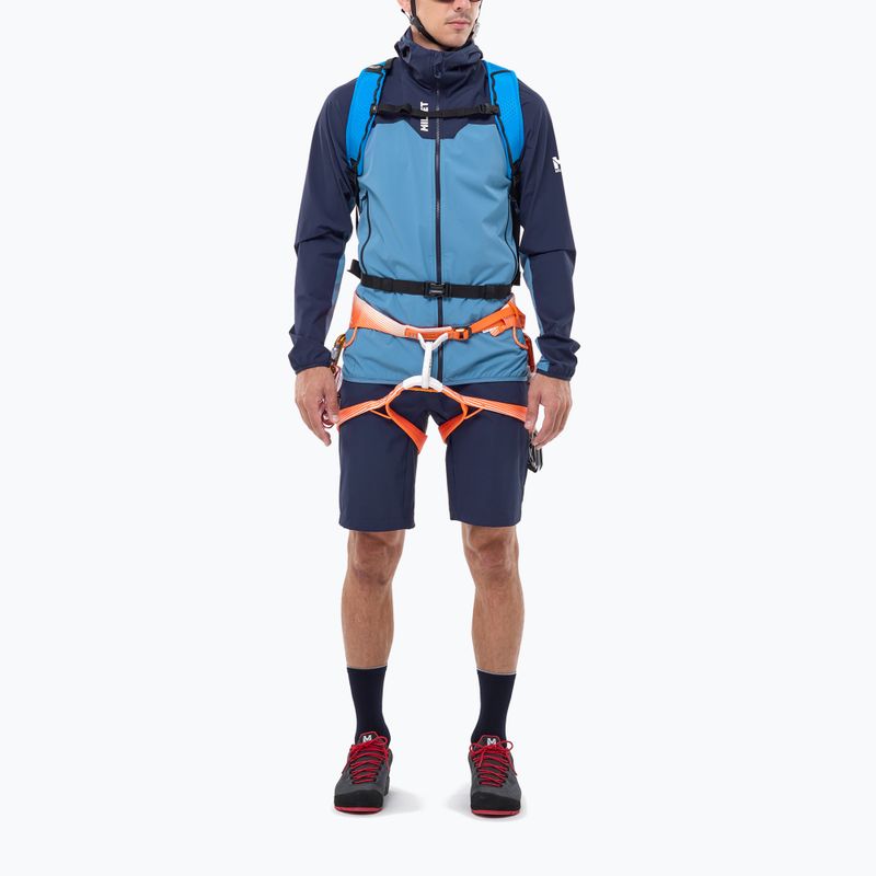 Vyriška softshell striukė Millet Kamet Xcs Light Hoodie coronet blue/saphir 2