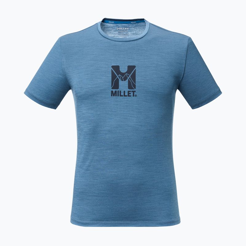 Vyriški marškinėliai Millet Ubic Wool SS coronet blue 4