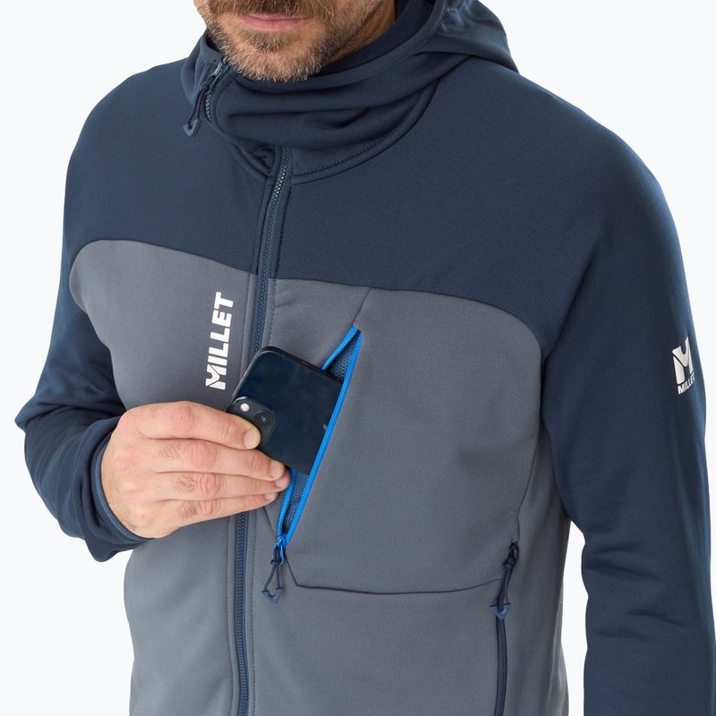 Vyriškas džemperis Millet Seneca Fleece Hoodie saphir/shadow blue 5