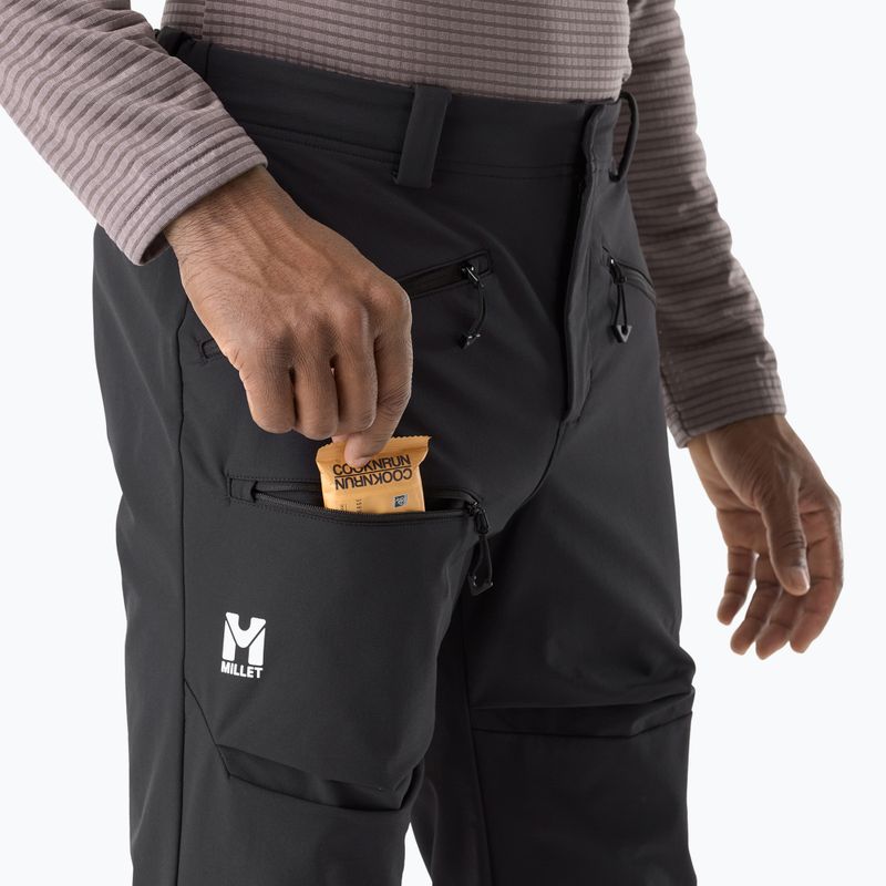 Vyriškos žygių kelnės Millet Seneca XCS200 black 4