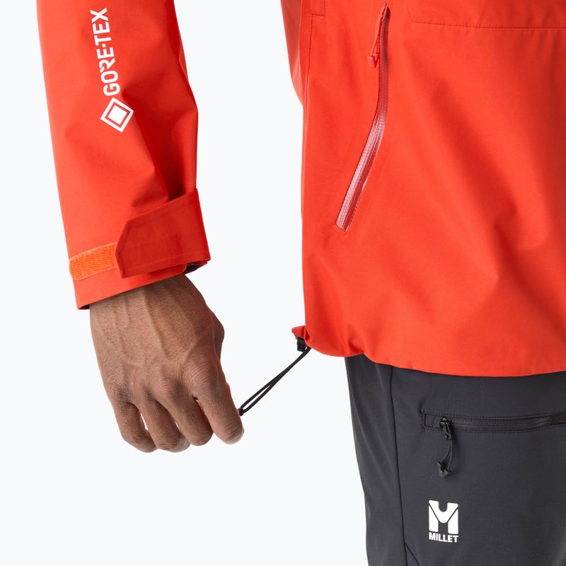 Vyriška lietaus striukė Millet Kamet Gore-Tex Jacket Jacket paprika 8