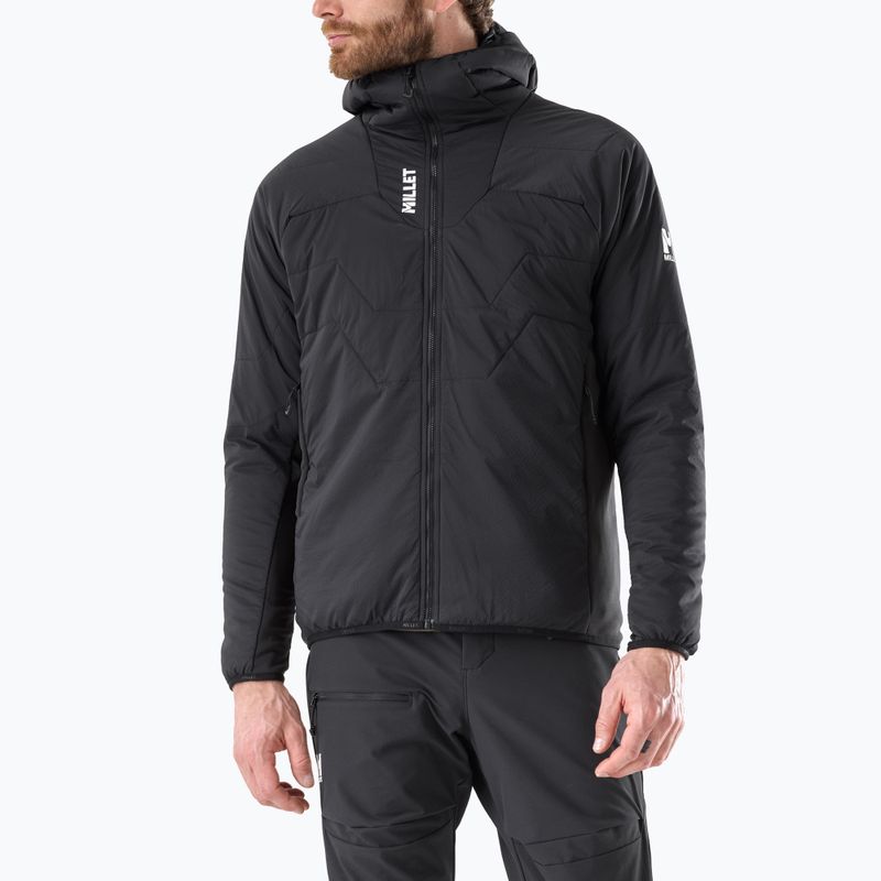 Vyriška pašiltinta striukė Millet Kamet Primaloft Hoodie Jacket black