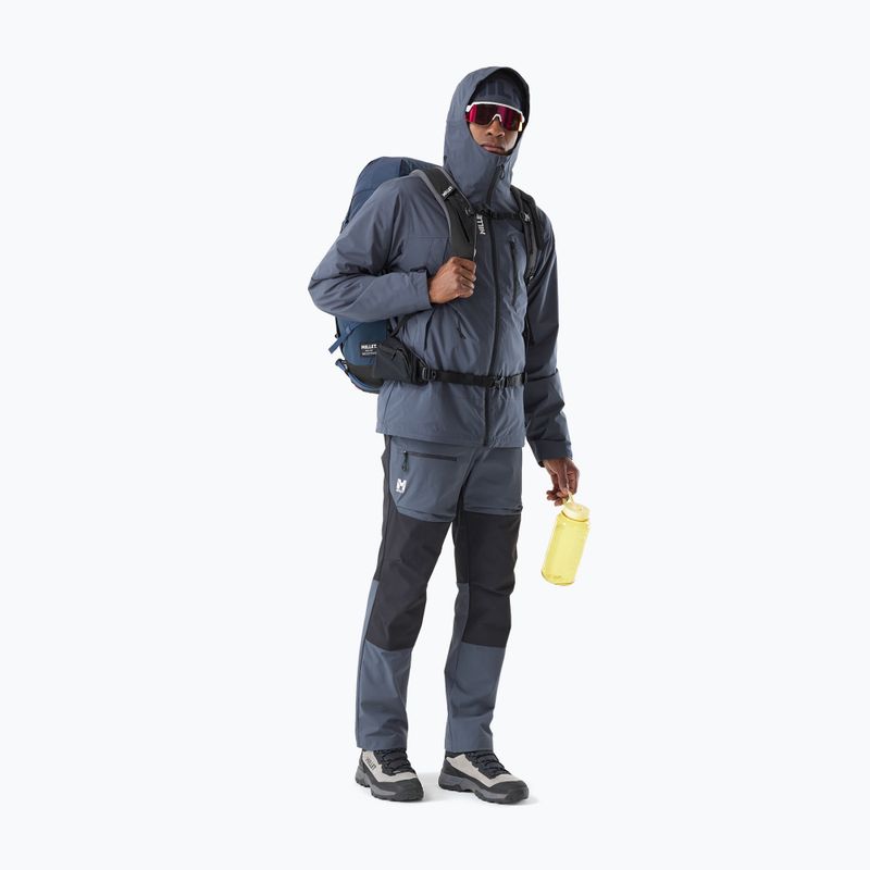 Vyriškos žygių kelnės Millet Seneca XCS200 shadow blue/black 2