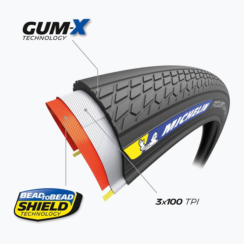 Dviračio padanga Michelin Power Adventure Classic V2 Competition Line black 4