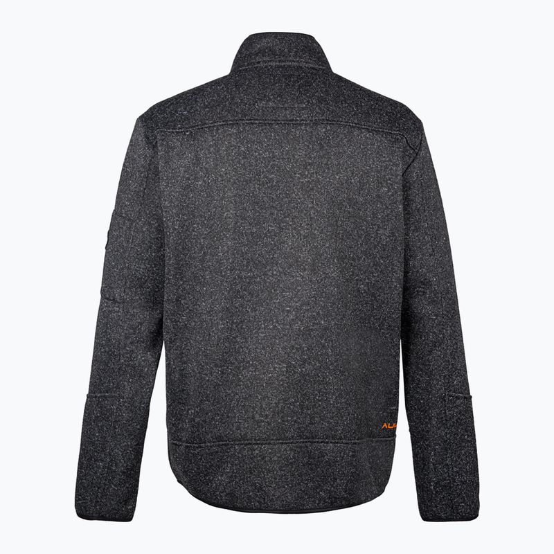 Vyriškas flisinis džemperis Aulp Navoy Melanged Knit black 4