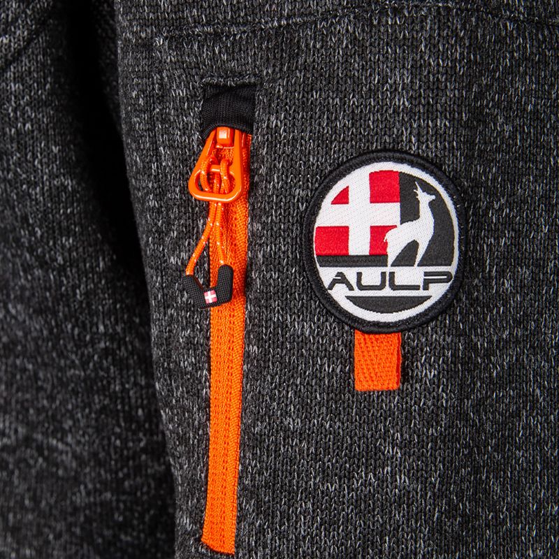 Vyriškas flisinis džemperis Aulp Navoy Melanged Knit black 5