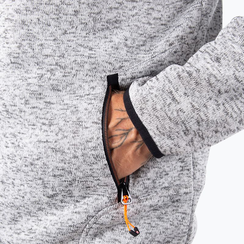 Vyriškas flisinis džemperis Aulp Navoy Melanged Knit grey 5