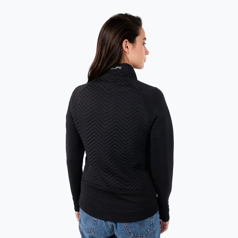 Moteriška vėjo striukė Aulp Simix Jacquard Knit black 2