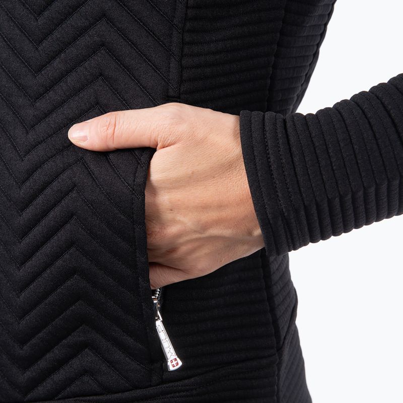 Moteriška vėjo striukė Aulp Simix Jacquard Knit black 5