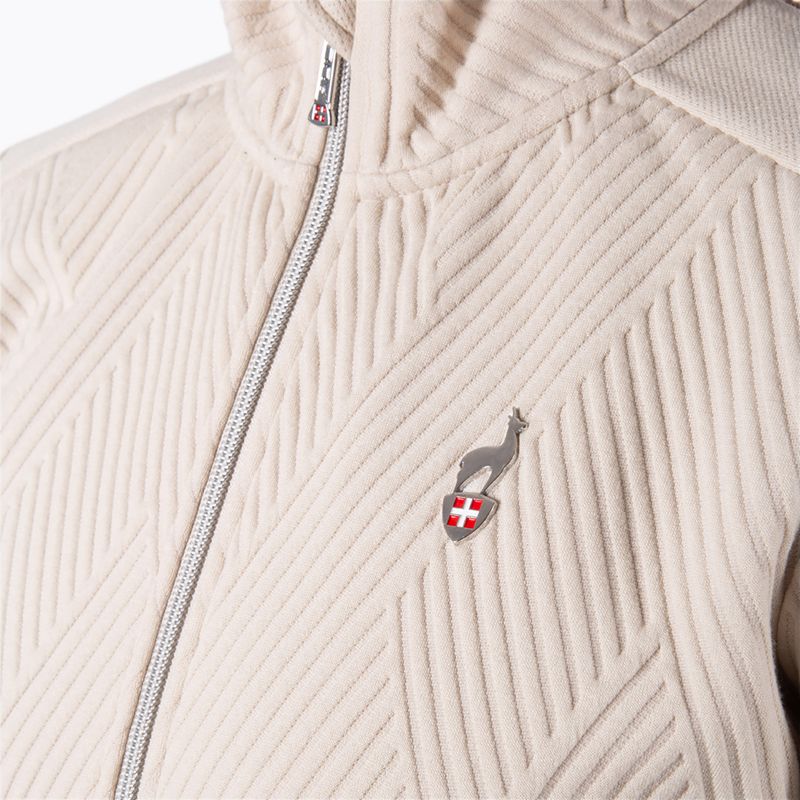 Moteriška vėjo striukė Aulp Simix Jacquard Knit sand 3